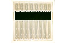 FLORENCE CREAM VOILE CAFE CURTAIN