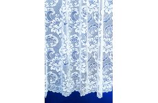 Cardiff white Lace Net curtain designed by filigree limited stock left of nottingham