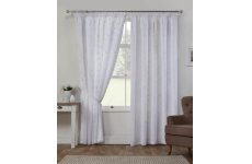 Cheltenham white  embroidered  curtains