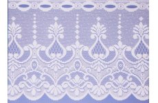 KASBAH CAFE CURTAIN WHITE OR CREAM
