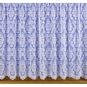 Claudia White Lace Net Curtain very low stock