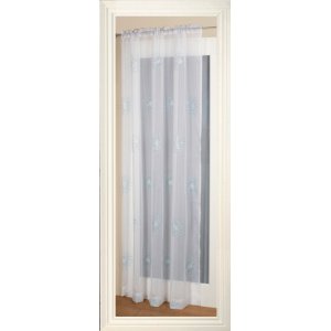 STARBURST EMBROIDERED VOILE PANEL 147CM WIDE