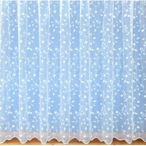 Evie White Net Curtain