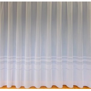 Harriet White net Curtain