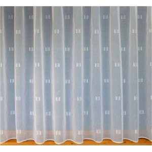 HOLLYWOOD WHITE NET CURTAIN LOOKS LIKE COTTON LEAD WEIGHT BASE