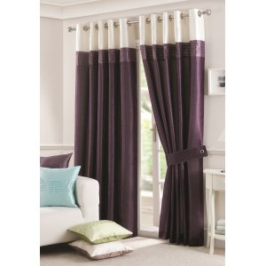 SORRENTO AUBERGINE FAUX SILK