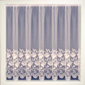 SALISBURY TYRONE  WHITE NET CURTAIN