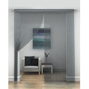 PEWTER STRING PANELS PRICE PER PAIR EACH PANEL 230CM DROP X 95CM WIDE