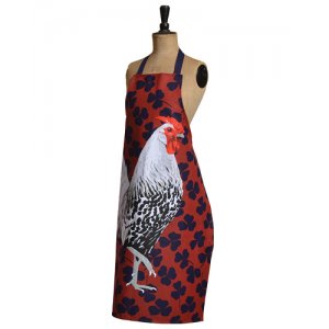 ROOSTER APRON BY LESLIE GERRY