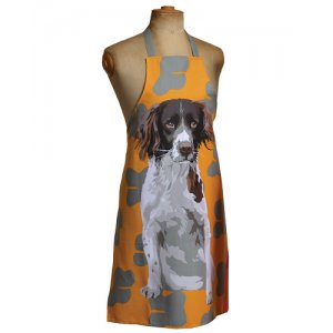 SPANIEL APRON BY LESLIE GERRY