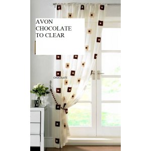 AVON CHOCOLATE MUSLIN PANELS PRICE EACH