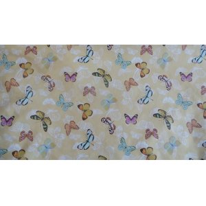 CREAM BUTTERFLY  WIPE CLEAN PVC PRICED  PER METRE CHANGE QUANTITY IN THE BOX 140CM WIDE