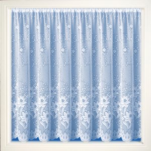 Lagos White Net Curtain