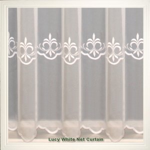 LUCY WHITE NET CURTAIN:discontinued