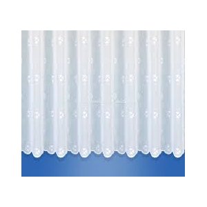 KATY WHITE ALLOVER EMBROIDERED VOILE