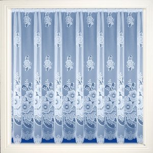 New York White Net Curtain