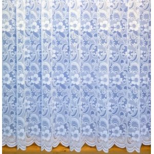 Pamela White Net Curtain