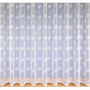 Izzy White Net Curtain