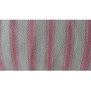 PINK & WHITE STRIPE COTTON  PRICE IS PER METRE