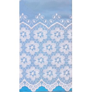 Courtney White Voile Clearance Only 42 inches Drop
