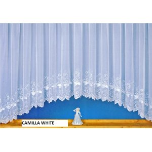 Camilla White Jardiniere Net Curtain