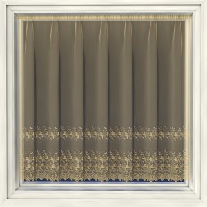 ISABELLA CREAM EMBROIDERED VOILE PLEASE NOTE THE PICTURE APPEARS DARKER IT IS A FABULOUS SOFT CREAM