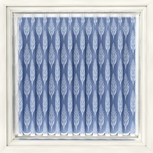 Modern leaf White Net Curtain