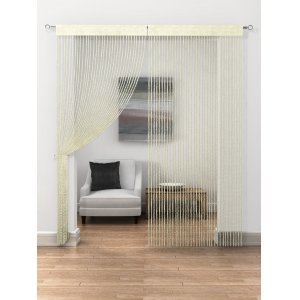 CREAM TWIST STRING CURTAINS PRICE IS PER panel