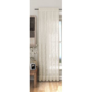 LOVE HEARTS CREAM PANELS 142CM WIDE