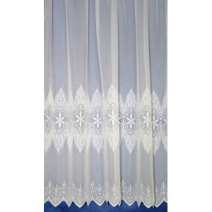 VERONICA WHITE EMBROIDERED  VOILE