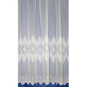 VERONICA WHITE EMBROIDERED  VOILE