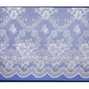 Filigree of Nottingham White Net Curtain Design Name Newcastle