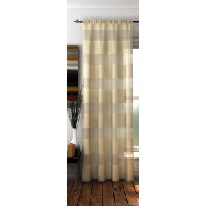 Oakland cream curtain panel 140cm wide