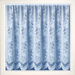 Romford White net curtain