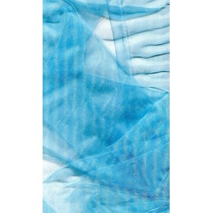 ORGANZA SKY BLUE SHEER FABRIC 150CM WIDE