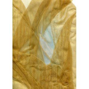 Organza Gold sheer fabric 150cm wide price is per metre