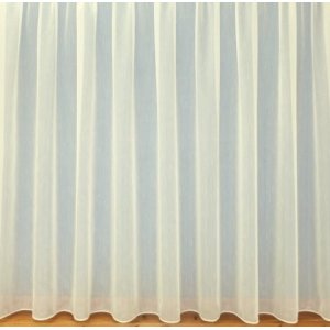 Fire Retardant Sultan CREAM textured white voile