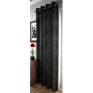 FR TREATED Abingdon Black eyelet top panel