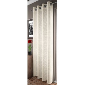 FR TREATED Abingdon cream eyelet top panel