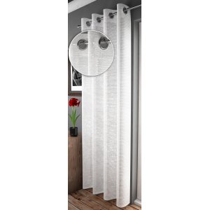 FR TREATED  Abingdon White eyelet top panel