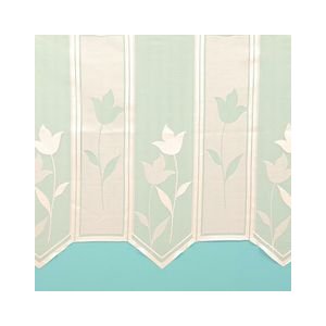 Tulip ivory cafe curtain