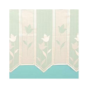 Tulip ivory cafe curtain