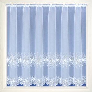 Portland White Voile Net Curtain