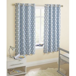 ECLIPSE BLUE EYELET CURTAINS LAST PAIR