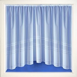 Hudson white net curtain jardiniere