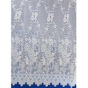 Tuscany Nottingham white Filigree Lace