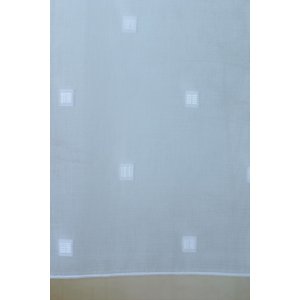 Zita white Voile Net Curtain