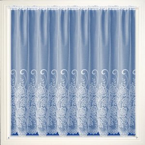 Sandhurst white net curtain