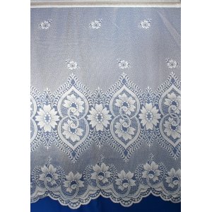 Malta white net curtain 40 inches only