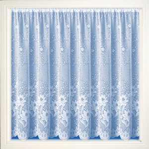 Lydia White Net Curtain